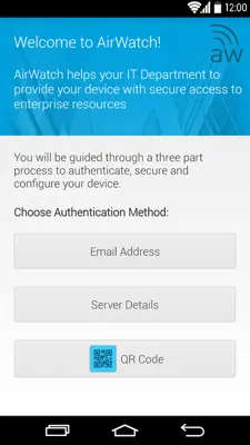 AirWatch Agent android App screenshot 9