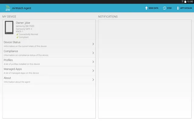 AirWatch Agent android App screenshot 14