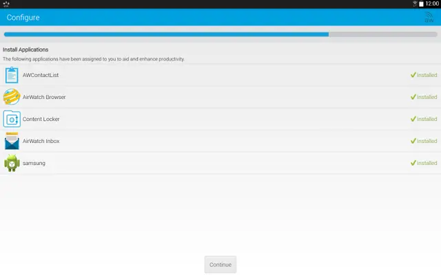 AirWatch Agent android App screenshot 15