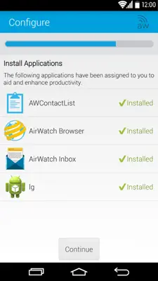 AirWatch Agent android App screenshot 7